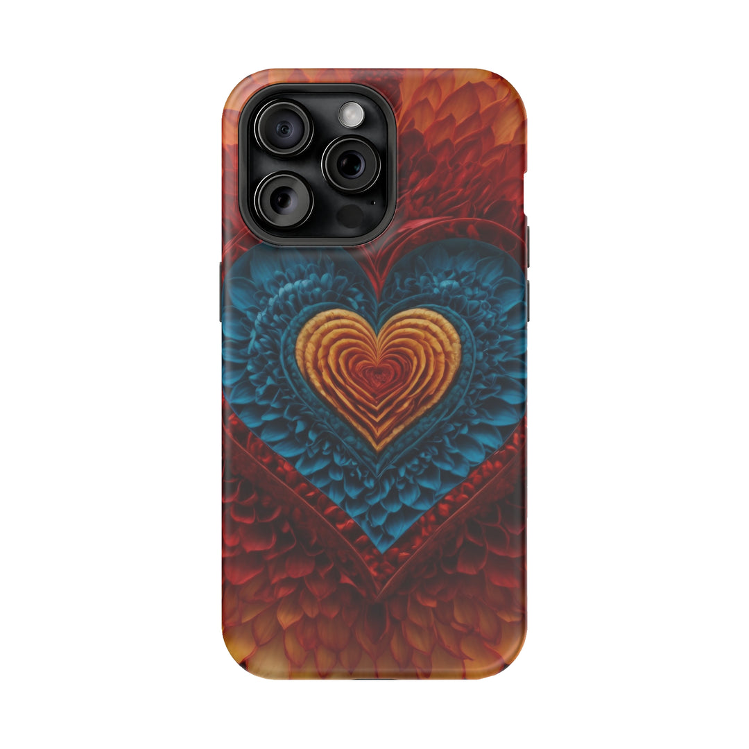 Vibrant Heart Layers - MagSafe Tough Case