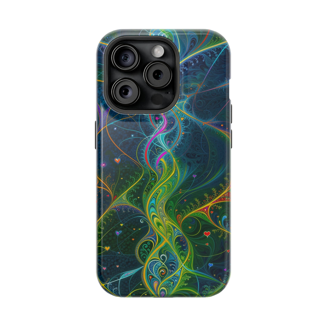 Vibrant Ethereal Swirls - MagSafe Tough Case