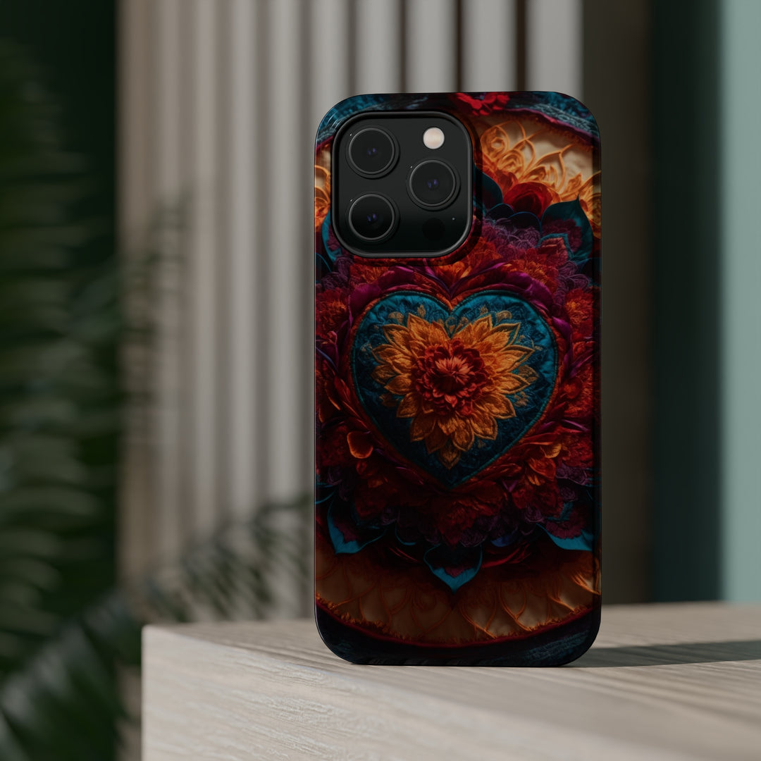 Radiant Floral Mandala - MagSafe Tough Case