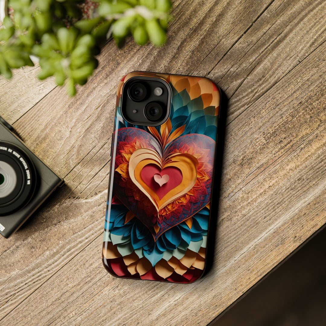 Radiant Heart Bloom - MagSafe Tough Case