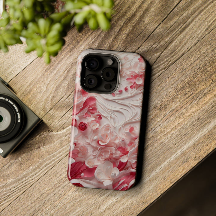 Floral Swirls Abstraction - MagSafe Tough Case