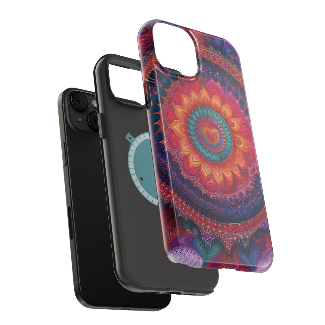 Vibrant Spiral Mandala - MagSafe Tough Case