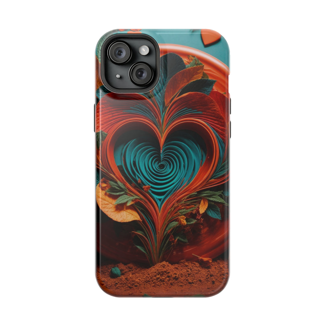 Vibrant Spiral Foliage - MagSafe Tough Case