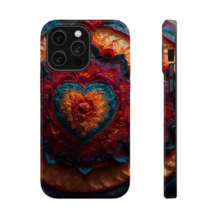 Radiant Floral Mandala - MagSafe Tough Case