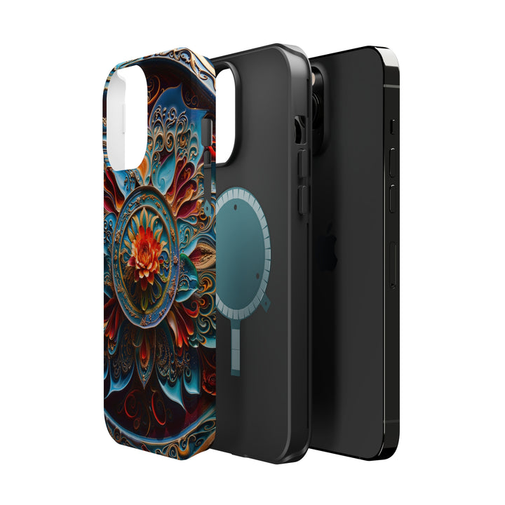 Intricate Floral Mandala - MagSafe Tough Case