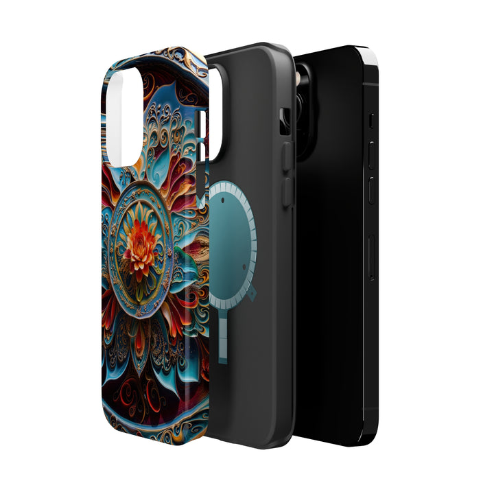 Intricate Floral Mandala - MagSafe Tough Case