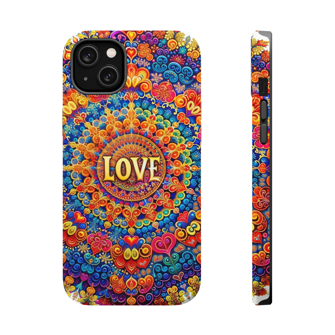 Vibrant Love Mandala - MagSafe Tough Case