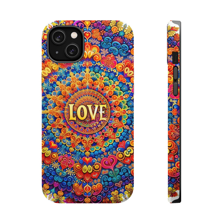 Vibrant Love Mandala - MagSafe Tough Case