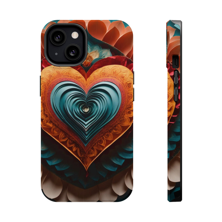 Layered Heart Artwork - MagSafe Tough Case