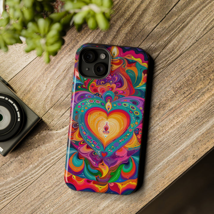 Vibrant Swirling Heart - MagSafe Tough Case