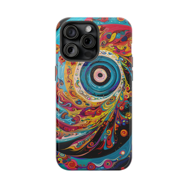 Vibrant Cosmic Swirl - MagSafe Tough Case