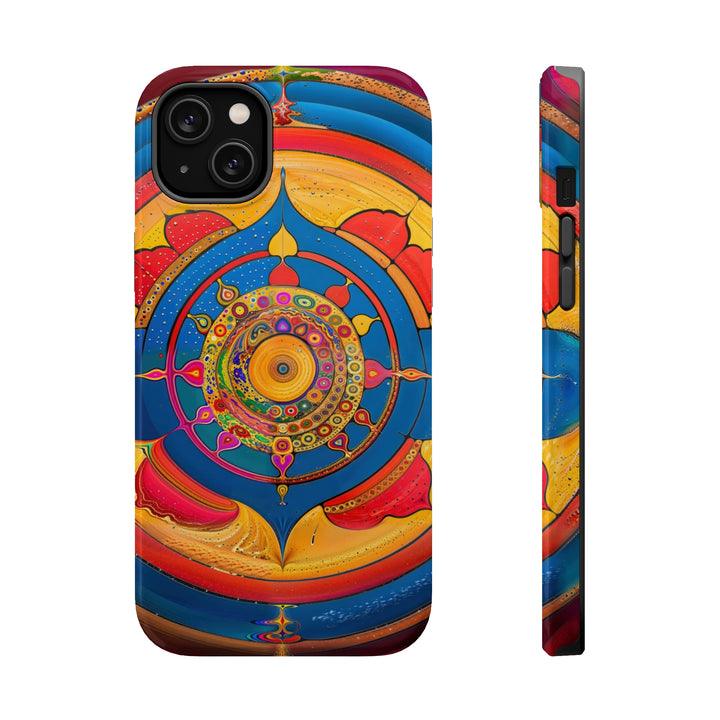 Vibrant Cosmic Spiral - MagSafe Tough Case