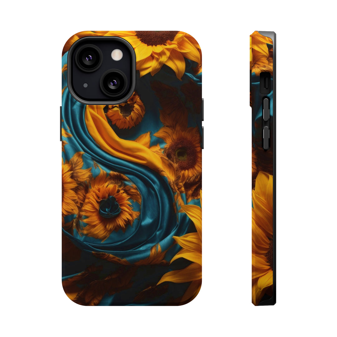 Sunflower Satin Swirl - MagSafe Tough Case