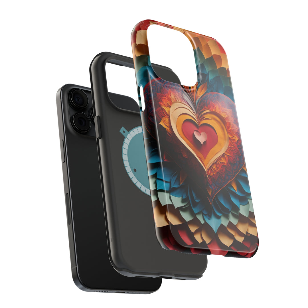 Radiant Heart Bloom - MagSafe Tough Case