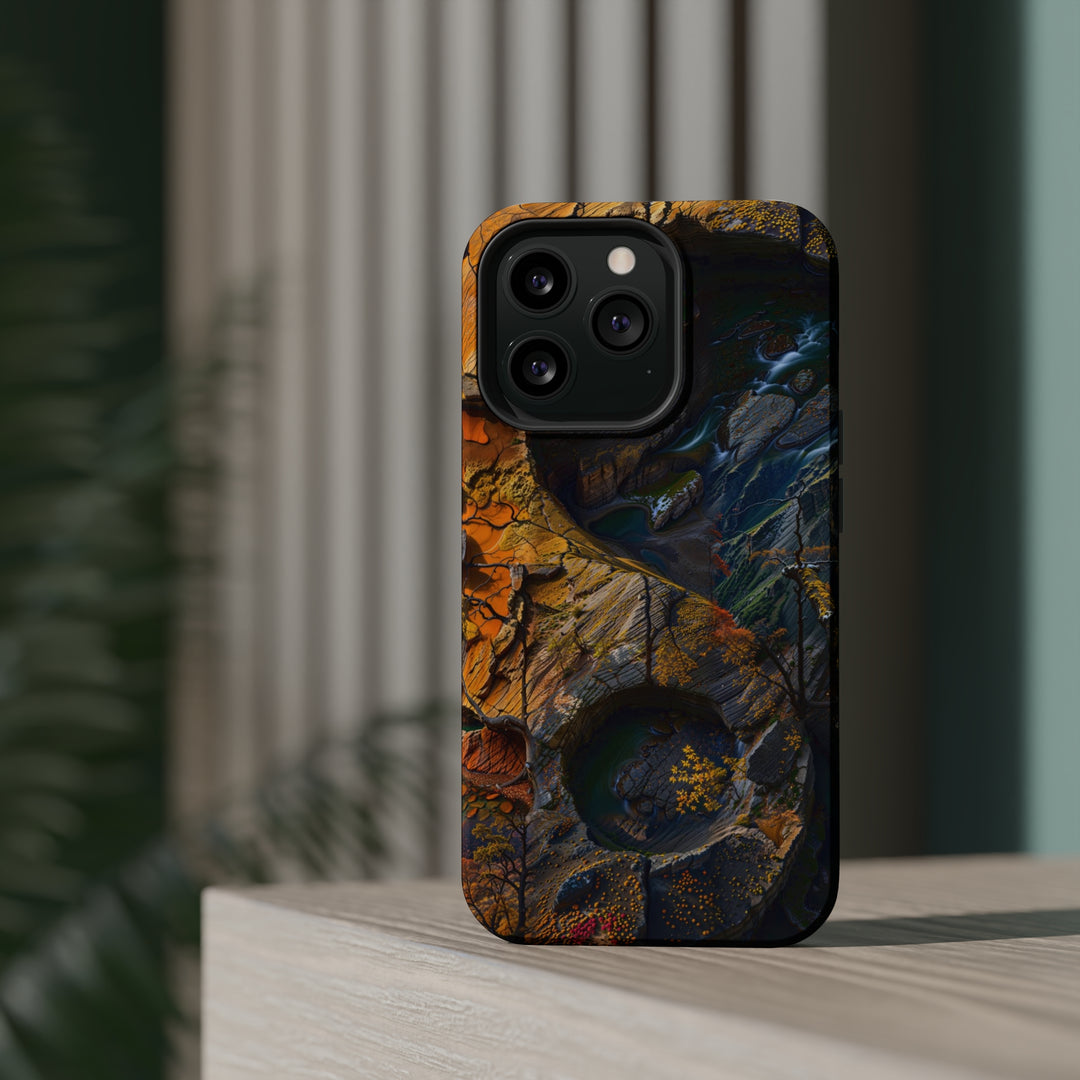 Autumn Geometric Contrast - MagSafe Tough Case