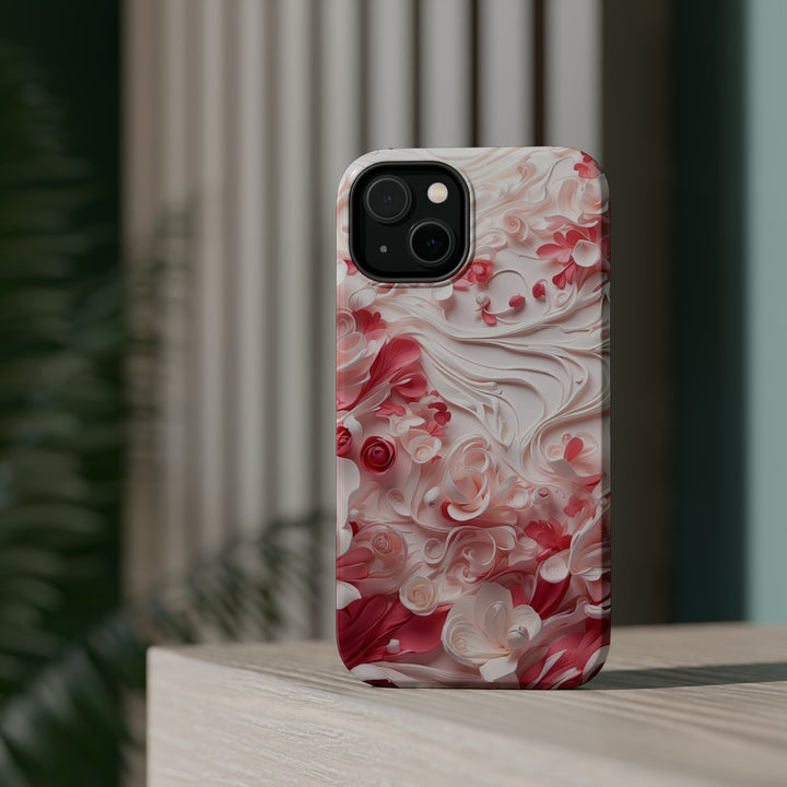 Floral Swirls Abstraction - MagSafe Tough Case