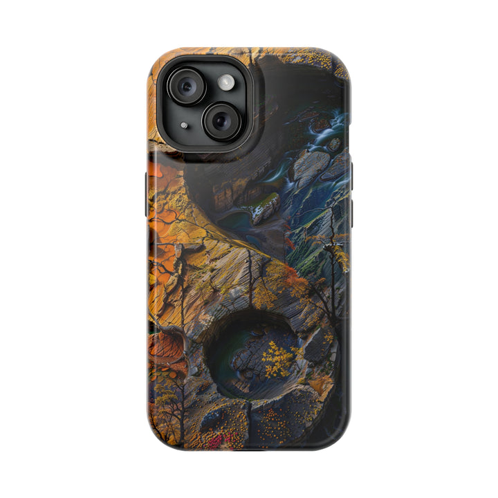 Autumn Geometric Contrast - MagSafe Tough Case