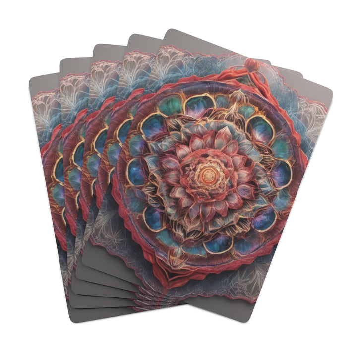 Ethereal Floral Mandala - Poker Cards