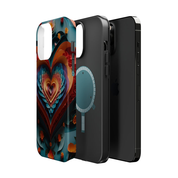 Blooming Heart Layers - MagSafe Tough Case