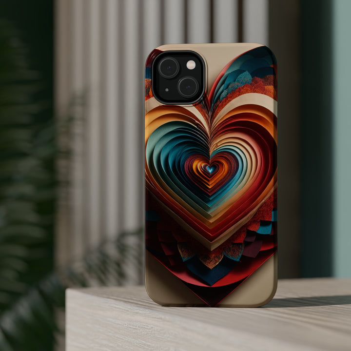 Vibrant Paper Heart - MagSafe Tough Case