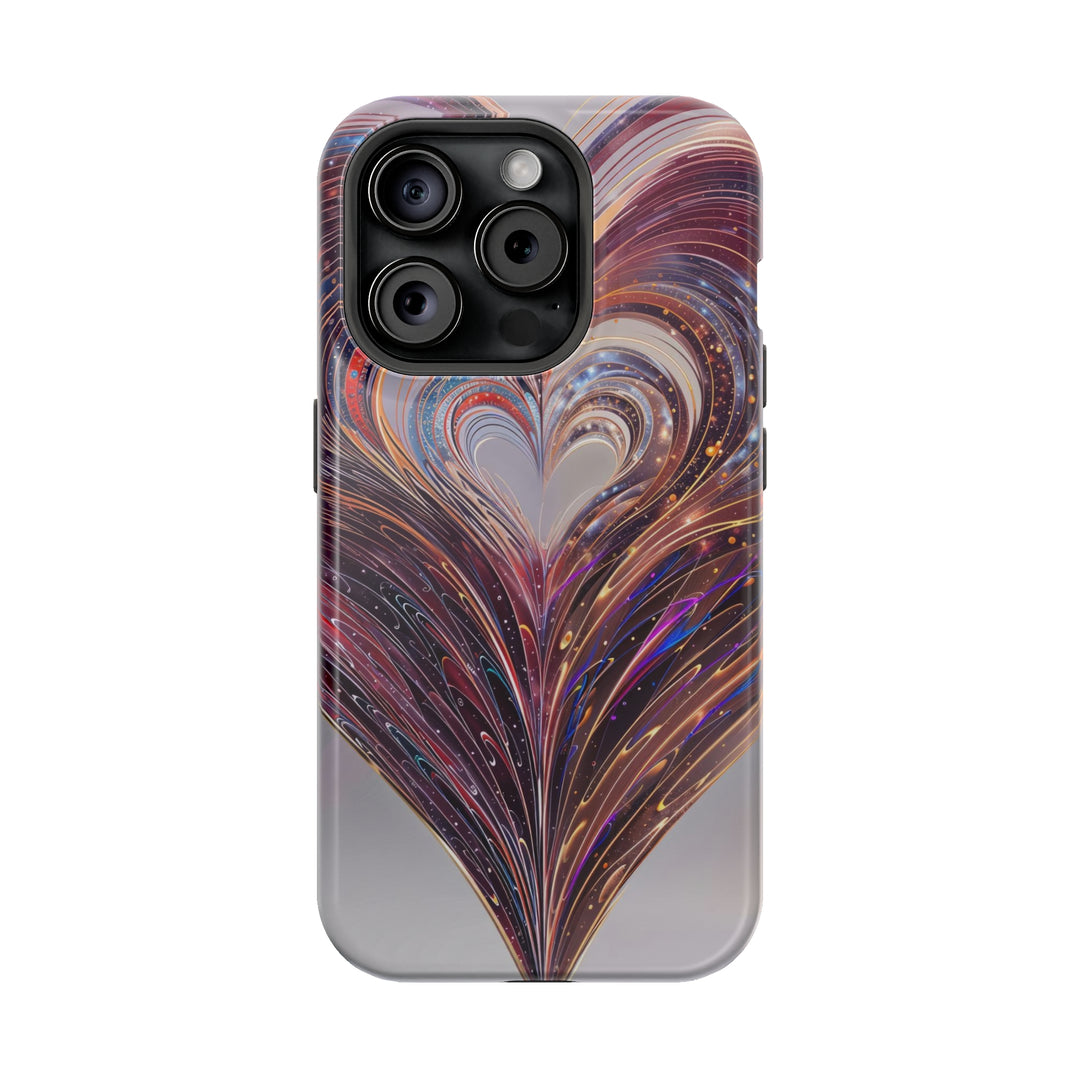 Luminous Swirling Heart - MagSafe Tough Case