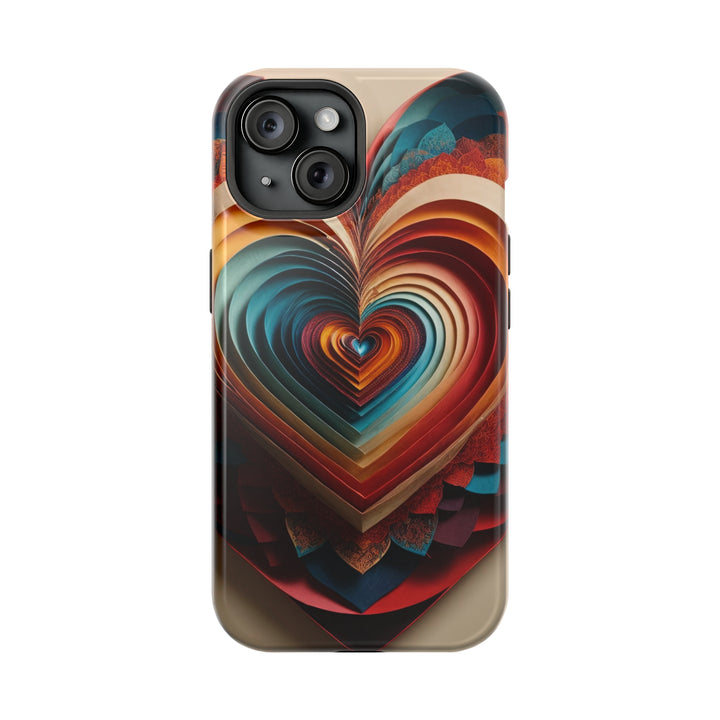 Vibrant Paper Heart - MagSafe Tough Case