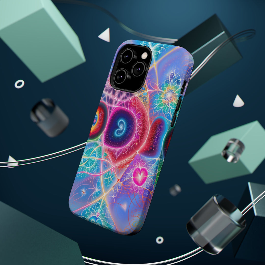 Vibrant Fractal Blossoms - MagSafe Tough Case