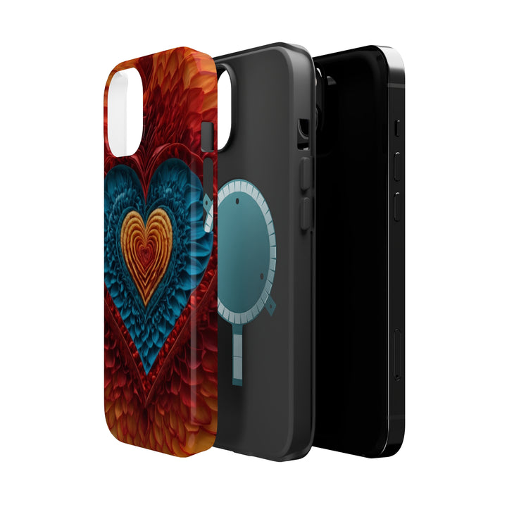 Vibrant Heart Layers - MagSafe Tough Case