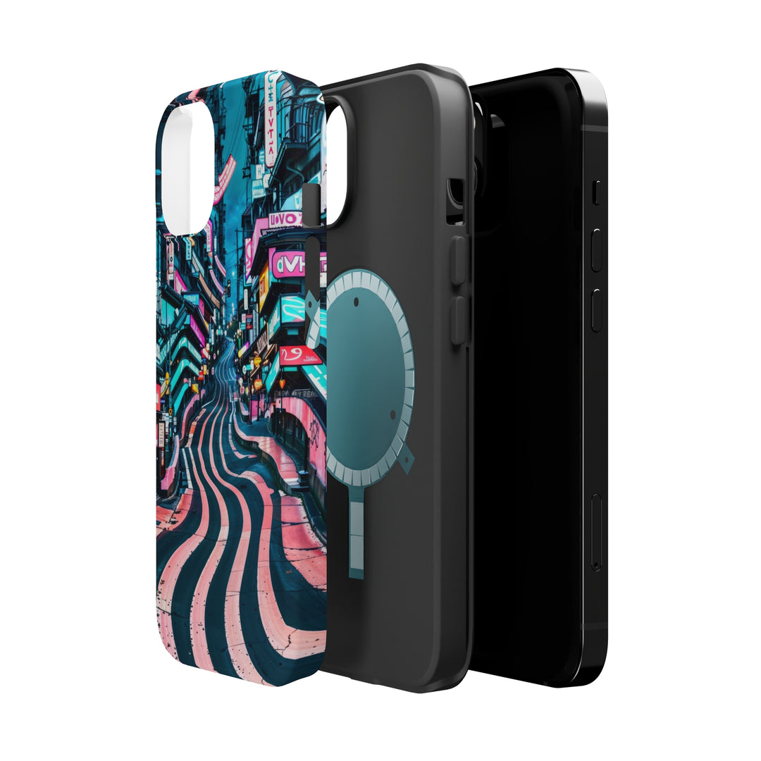 Vibrant Urban Waves - MagSafe Tough Case