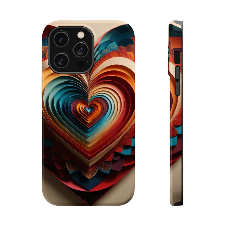 Vibrant Paper Heart - MagSafe Tough Case