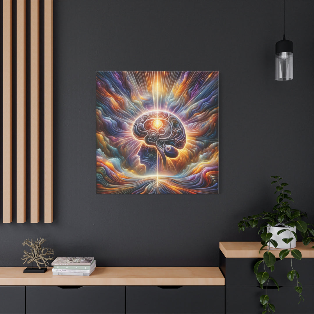 Cosmic Consciousness Awakening - Matte Canvas Print 1.25"