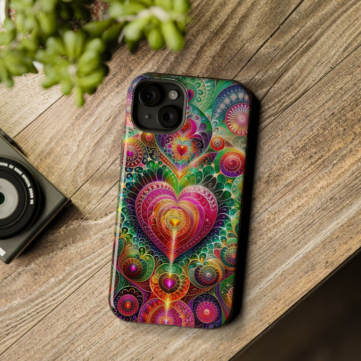 Kaleidoscopic Heart Symphony - MagSafe Tough Case