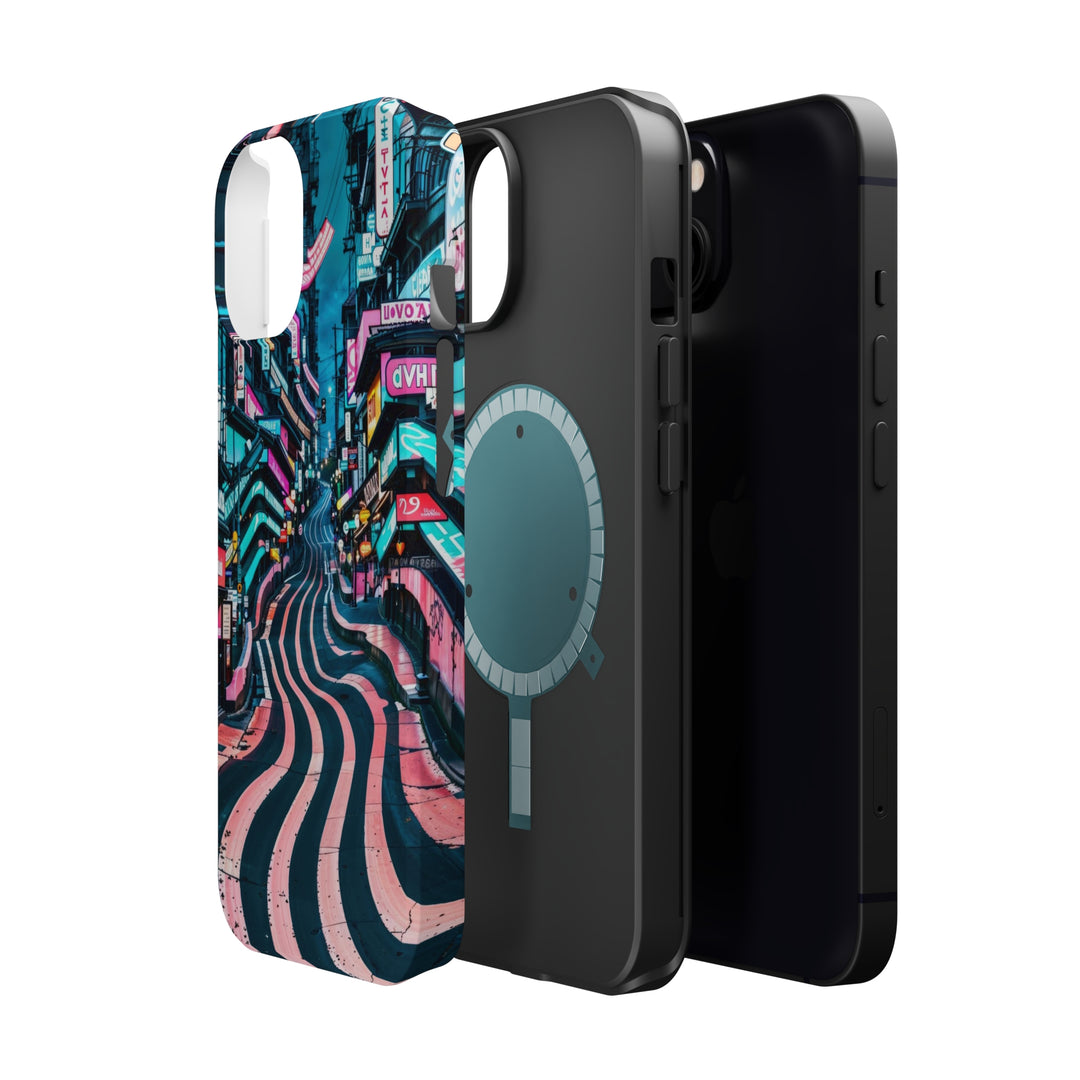 Vibrant Urban Waves - MagSafe Tough Case