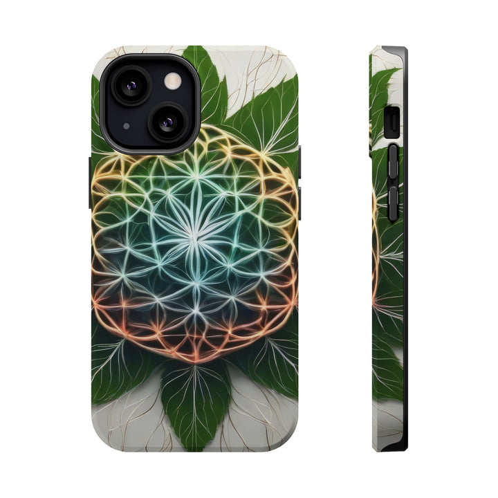 Vibrant Geometric Botanical - MagSafe Tough Case