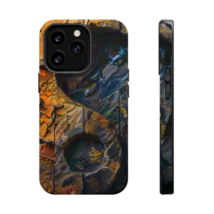 Autumn Geometric Contrast - MagSafe Tough Case