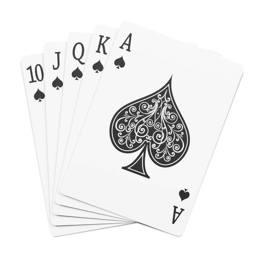 Love Swirl Elegance - Poker Cards