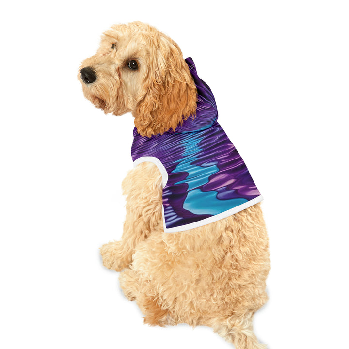 Amethyst Waves Illusion - Pet Hoodie