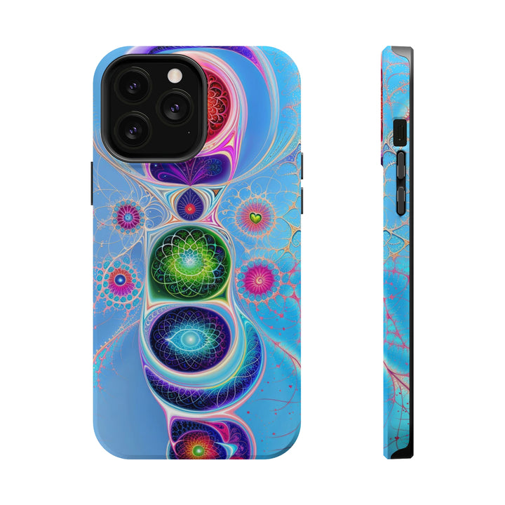 Vibrant Fractal Blossoms - MagSafe Tough Case