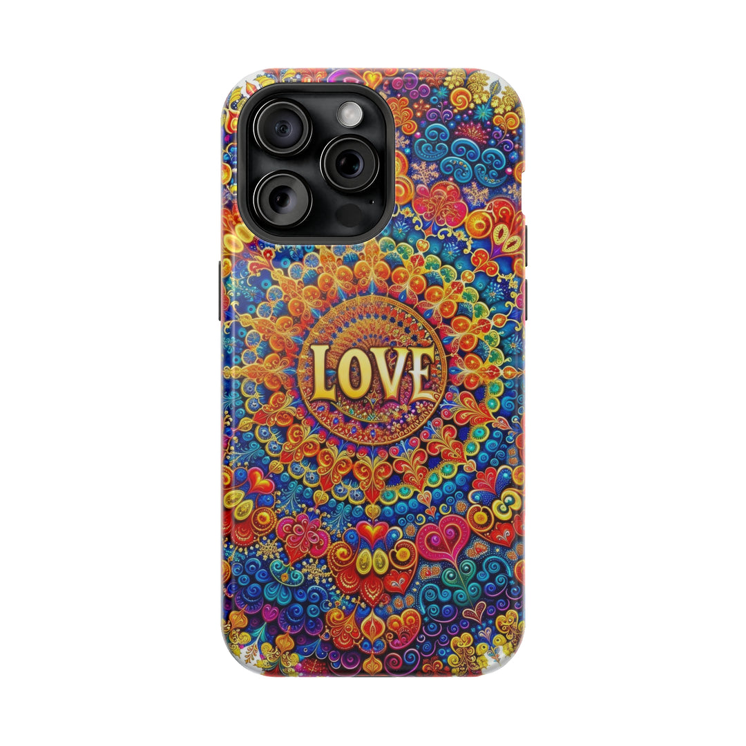 Vibrant Love Mandala - MagSafe Tough Case