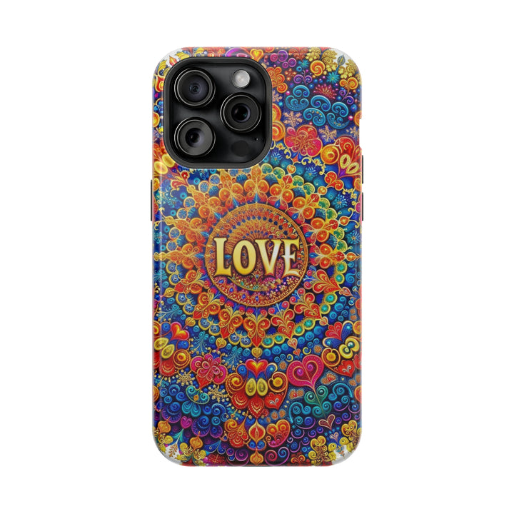 Vibrant Love Mandala - MagSafe Tough Case