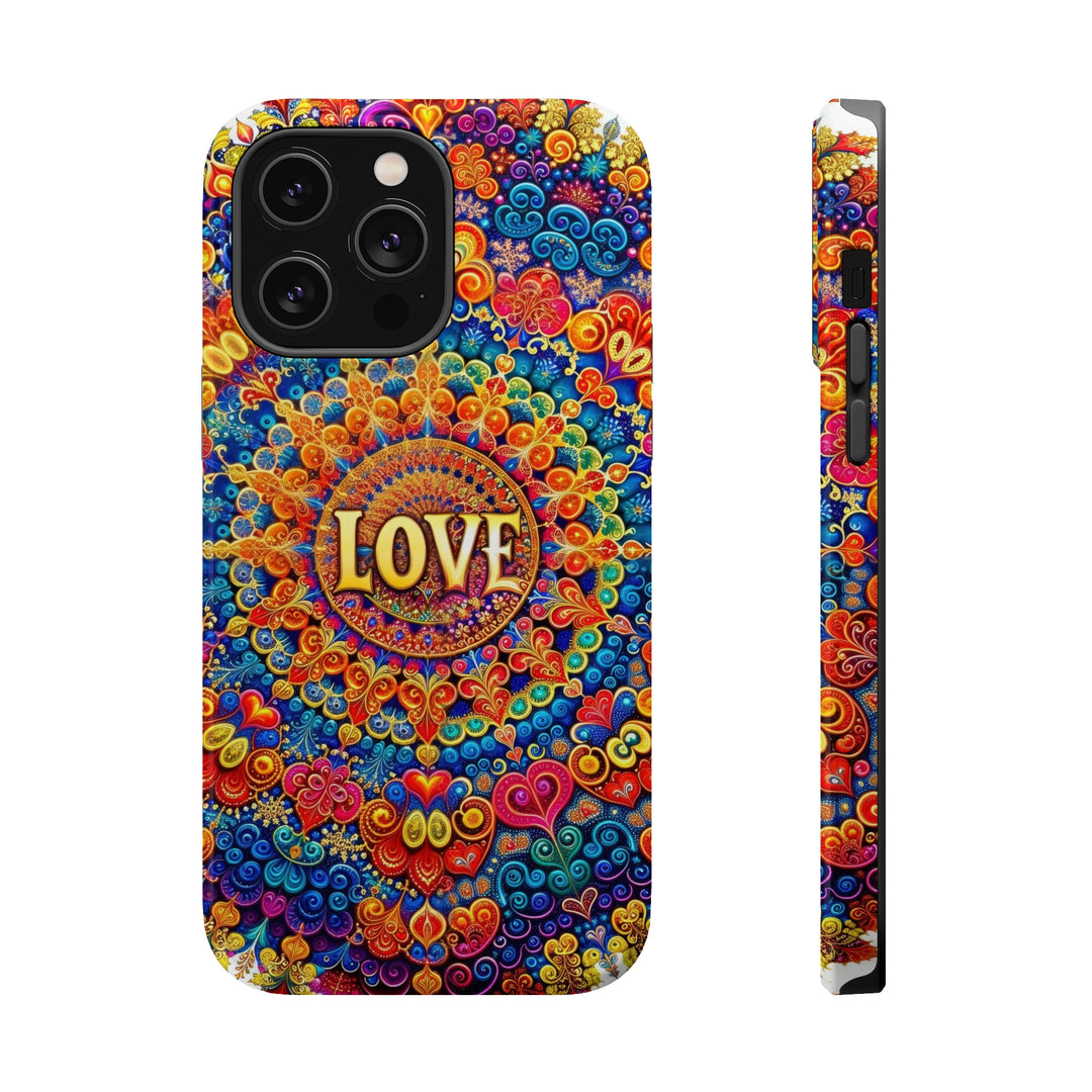 Vibrant Love Mandala - MagSafe Tough Case