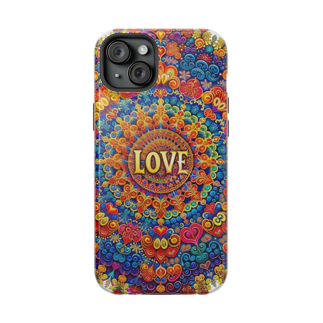 Vibrant Love Mandala - MagSafe Tough Case