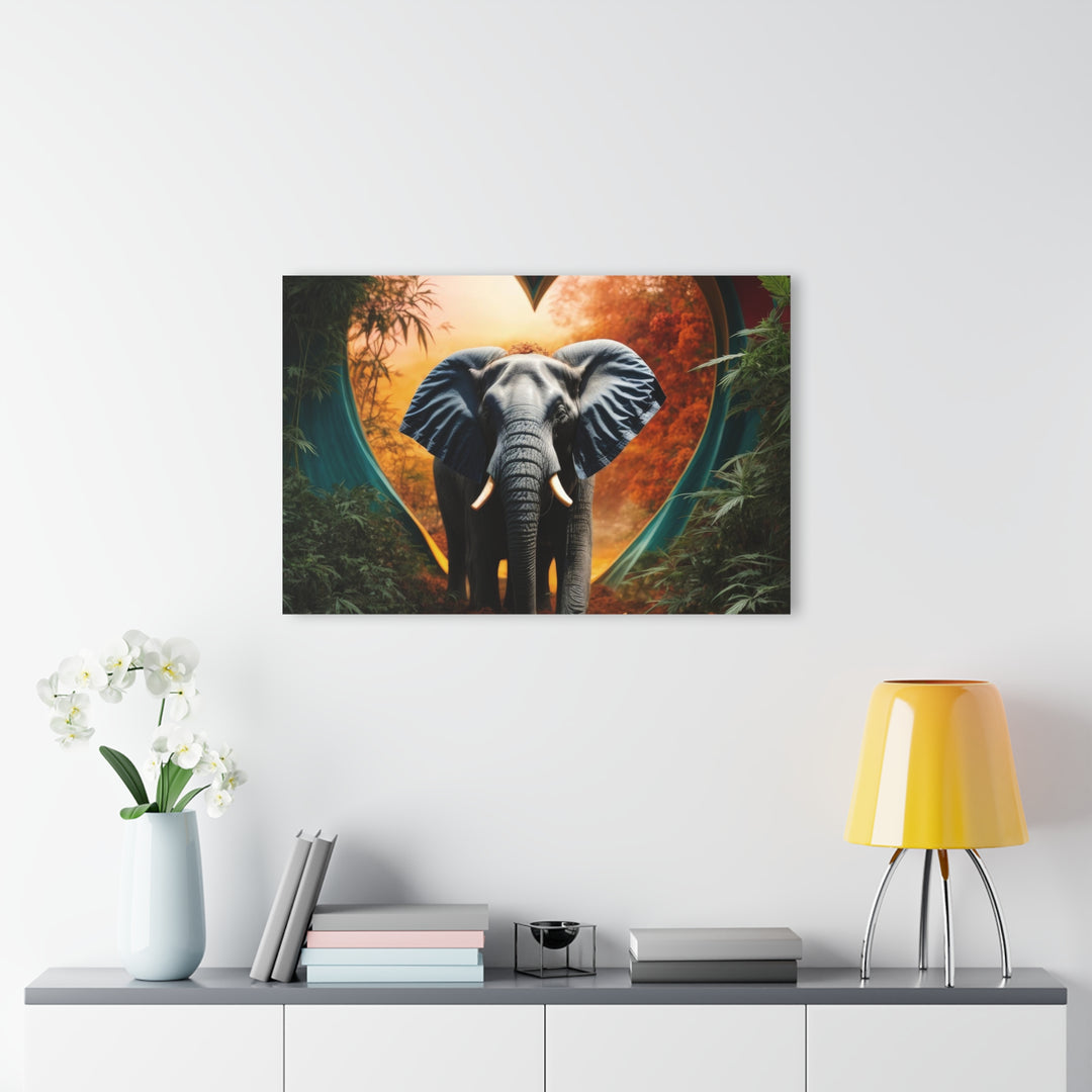 Heart Portal Elephant - Acrylic Prints (French Cleat Hanging)