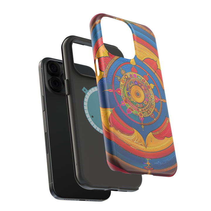 Vibrant Cosmic Spiral - MagSafe Tough Case