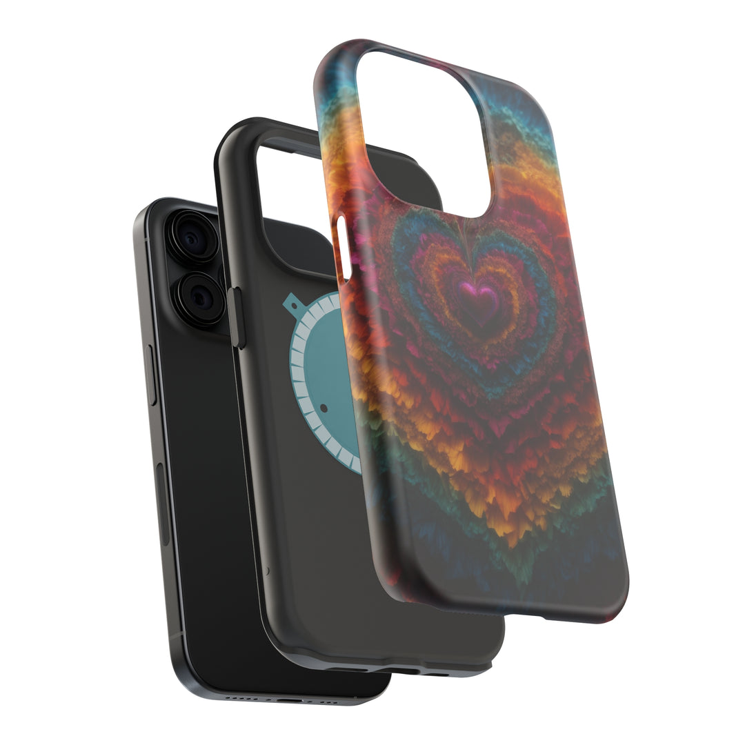 Vibrant Heart Layers - MagSafe Tough Case