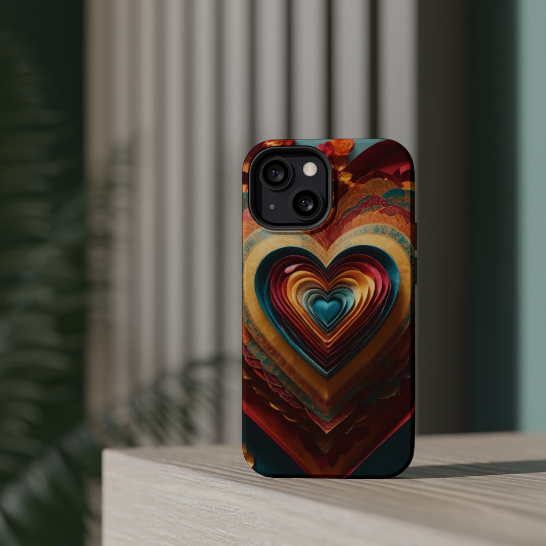 Infinite Layered Hearts - MagSafe Tough Case