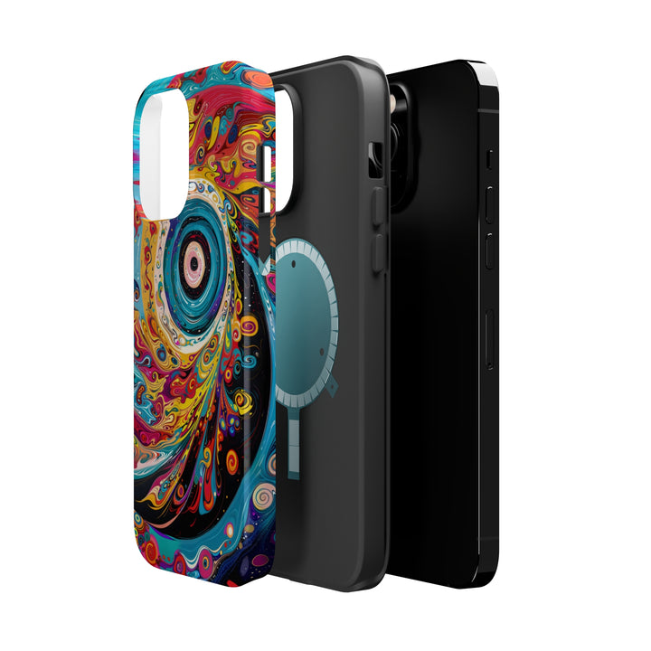 Vibrant Cosmic Swirl - MagSafe Tough Case