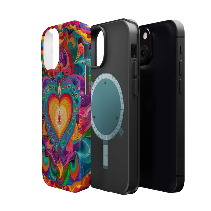 Vibrant Swirling Heart - MagSafe Tough Case