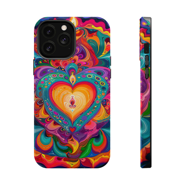 Vibrant Swirling Heart - MagSafe Tough Case