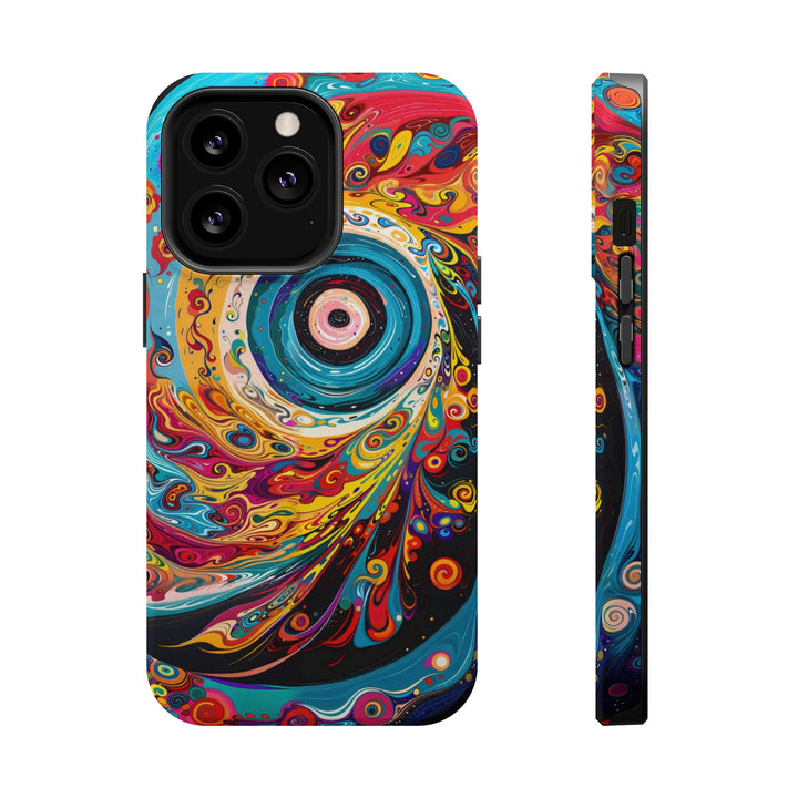 Vibrant Cosmic Swirl - MagSafe Tough Case